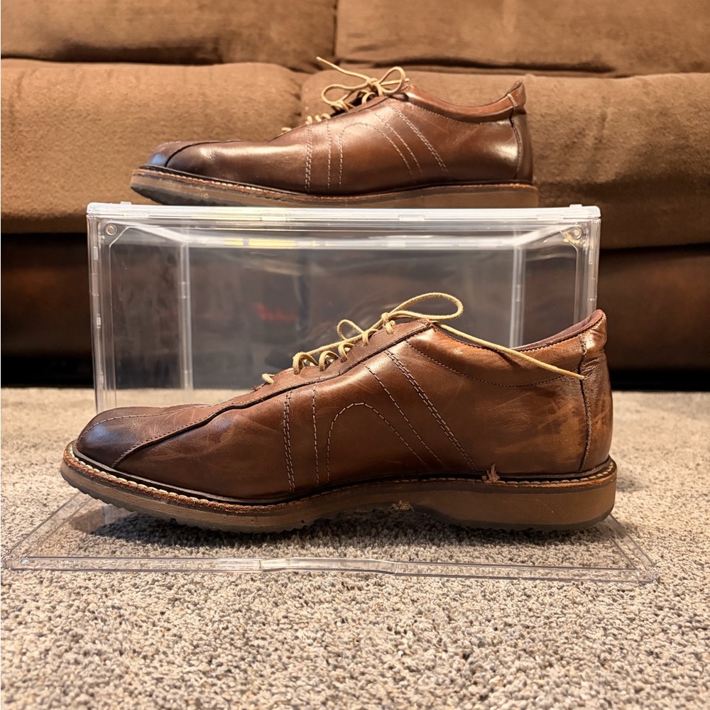 Allen Edmonds Brown Leather Oxfords